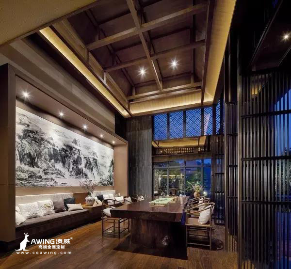 澳威全屋定制:中式家居装修效果图